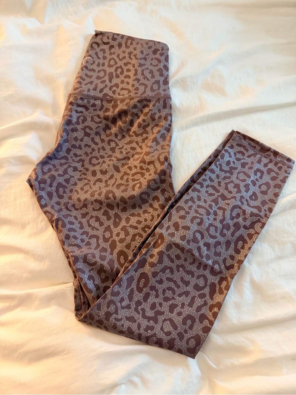 Zyia Leopard Print High-Waist Leggings - Brown & Taupe